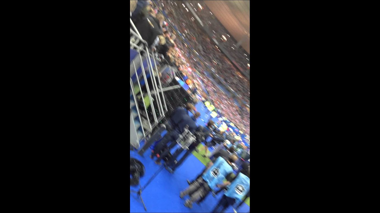 Le stade de France entrée des joueurs