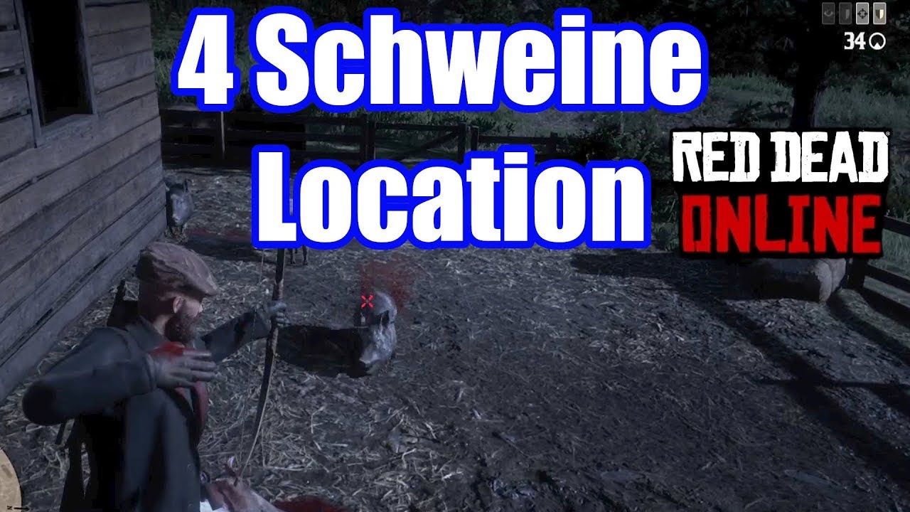 Schweine Fundorte Red Dead Redemption 2 Deutsch / German