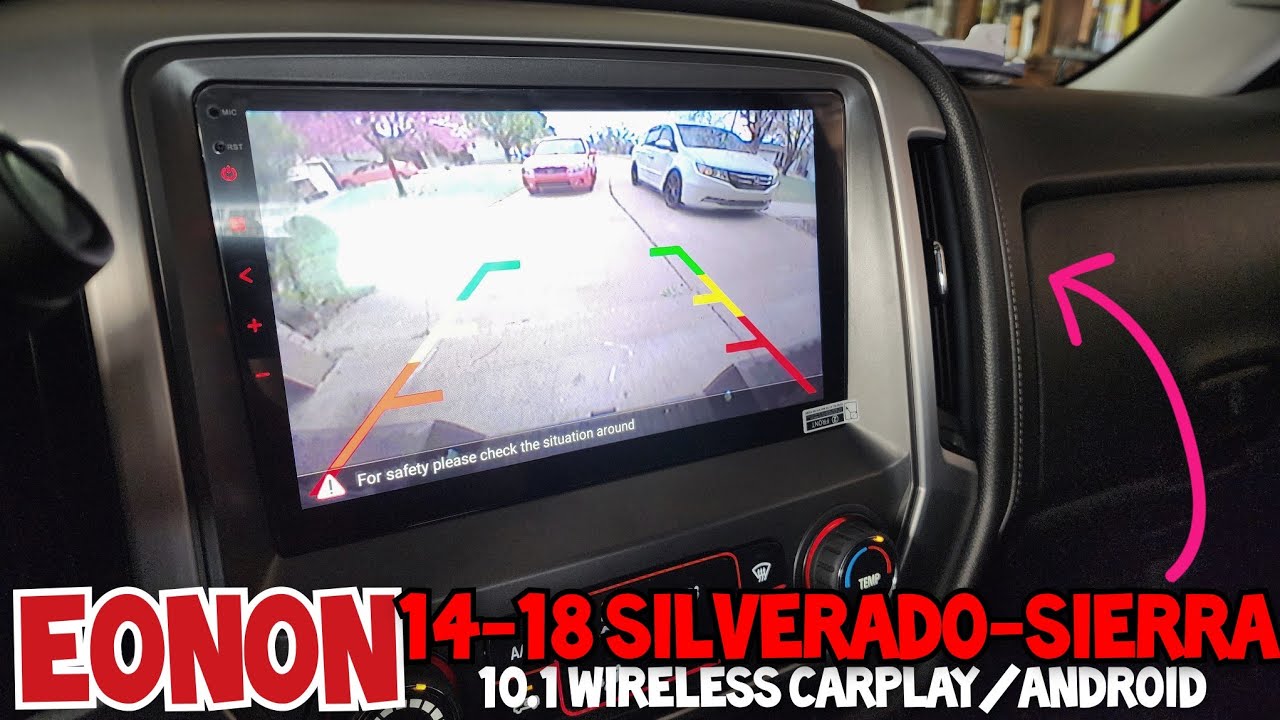 2014 - 2018 GMC Sierra/Chevy Silverado Android Head Unit Upgrade! EONON 10.1