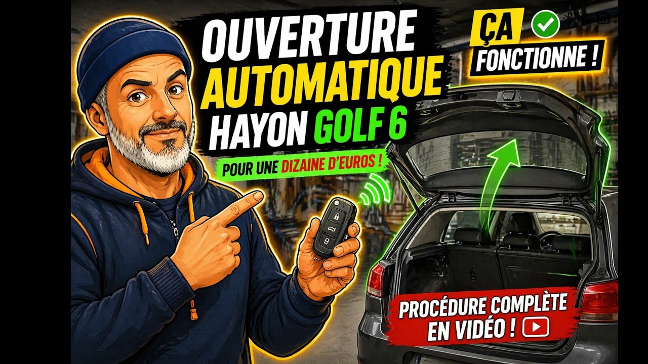 [TUTO] Ouverture automatique hayon golf6 pour +/- 12euros? info ou intox ? ça fonctionne !!!