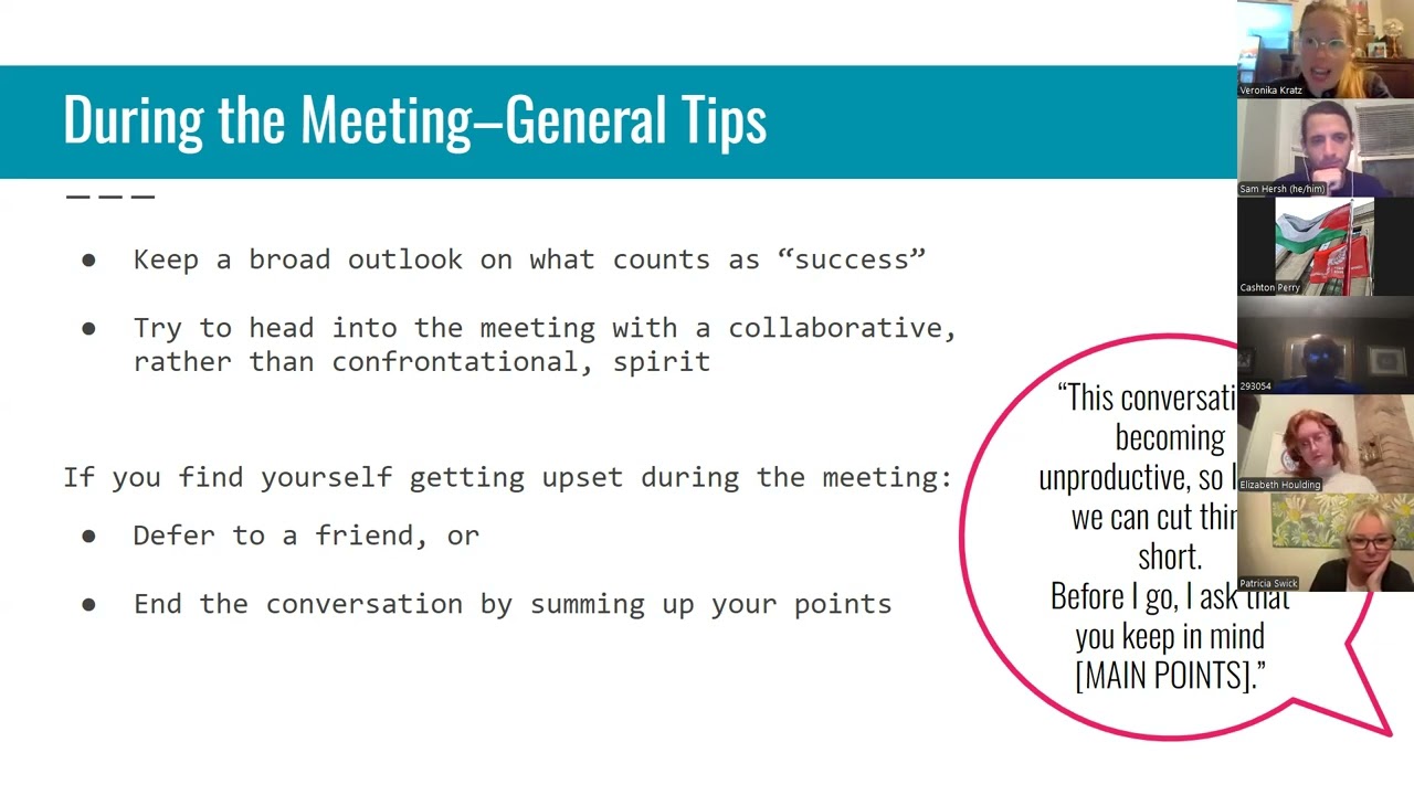 Defend Dissent Coalition: Councillor Meeting Training