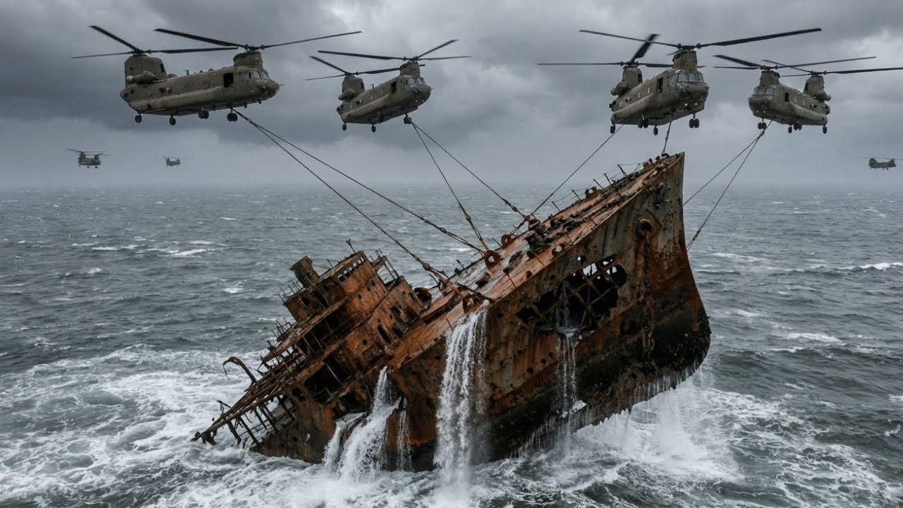 From Sunken Ruins to Ocean Titan — ASMR Restoration of a 130 Year Old Warship Into a High Tech Giant