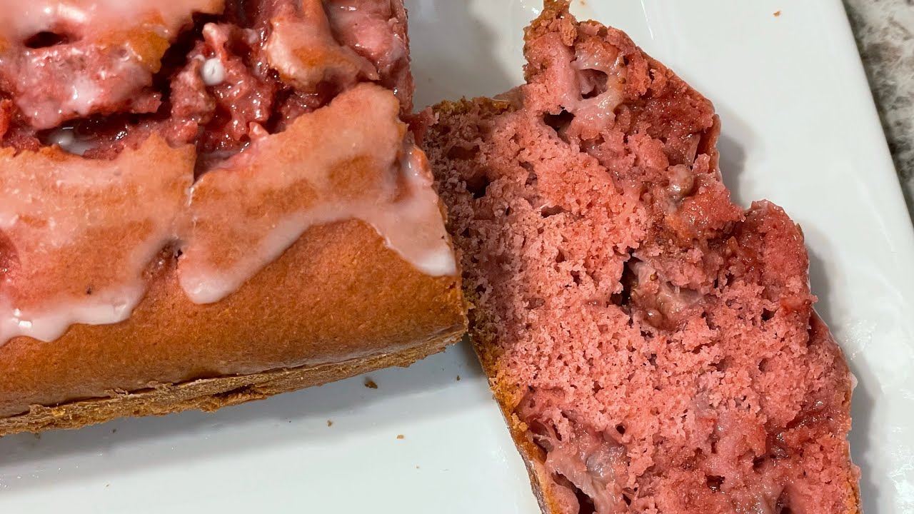 PANQUE DE FRESA con harina integral 🍓 