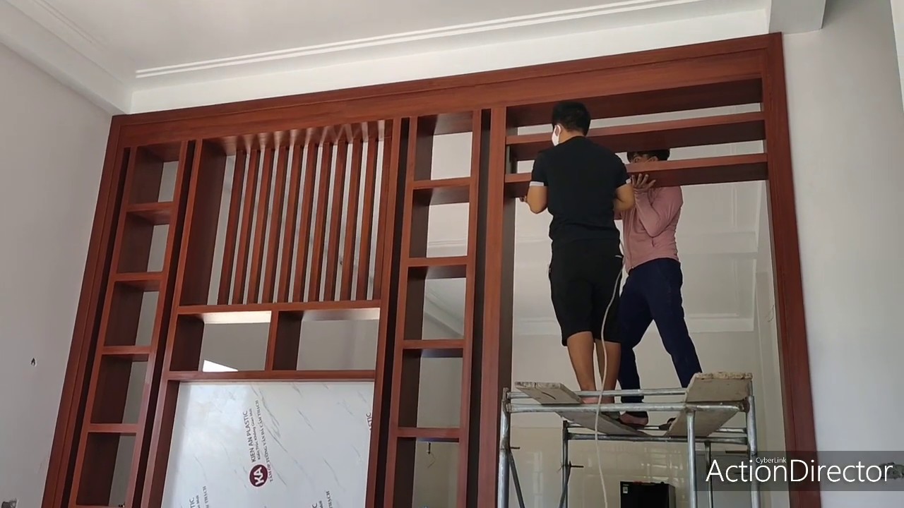 Thi công lắp đặt vách ngăn phòng khách và bếp tại hà tĩnh 0972273265