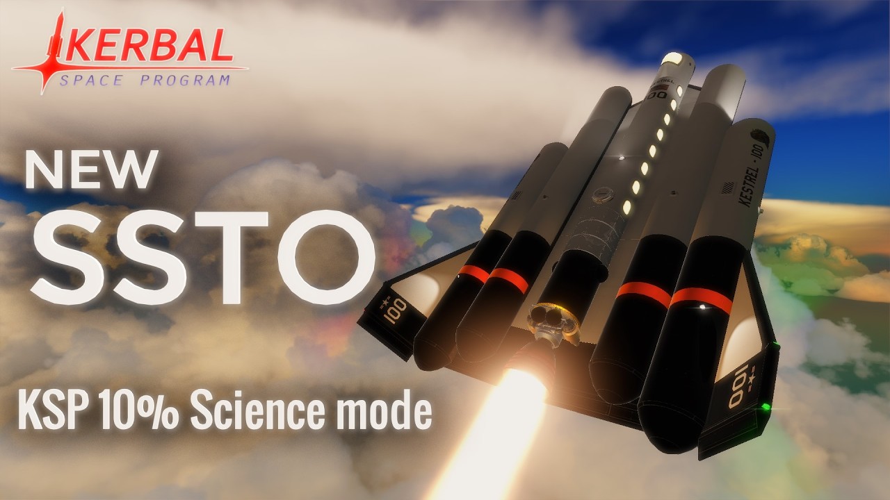 NEW SSTO KESTREL | KSP 10% Science Ep. 71