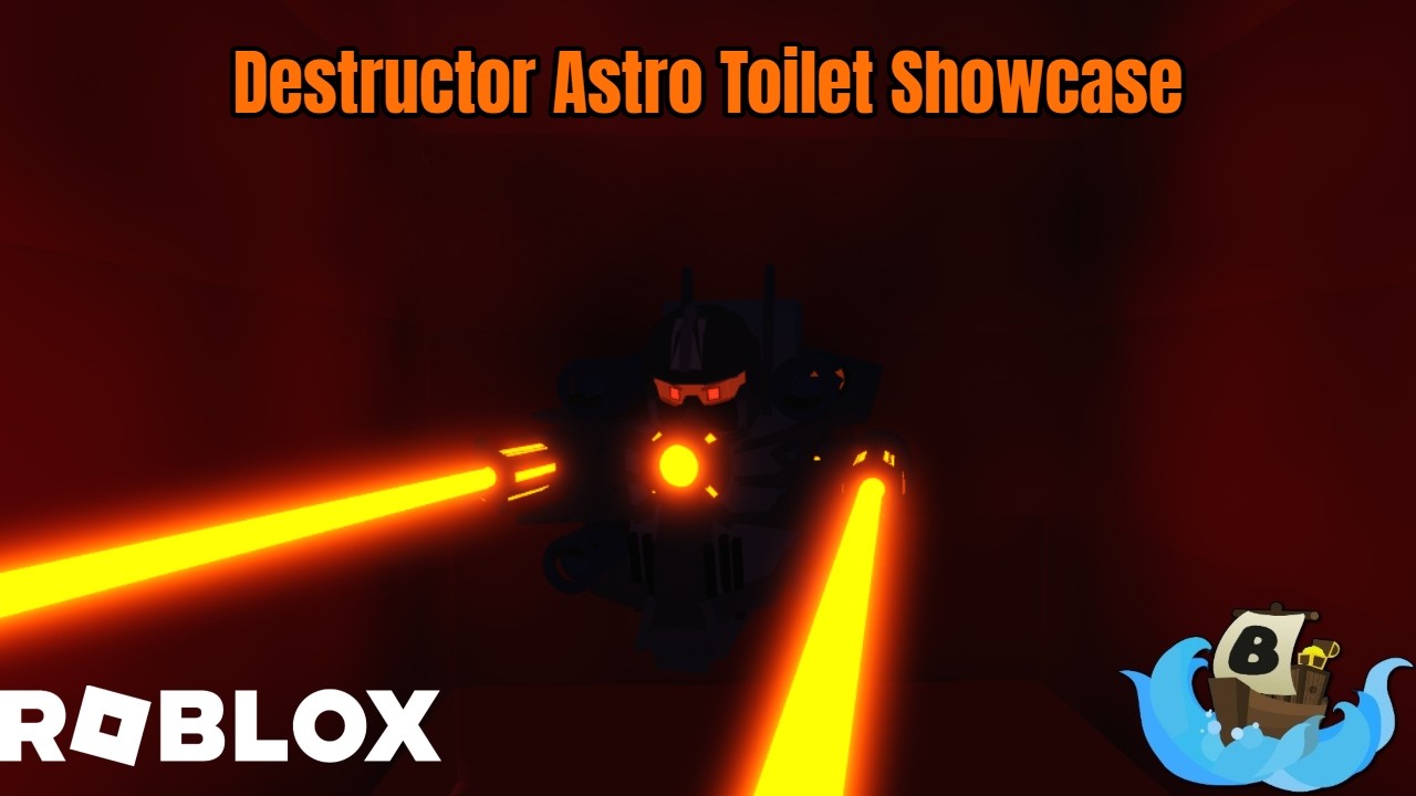 Destructor Astro Toilet Babft (Build A Boat For Treasure) Showcase Skibidi Toilet