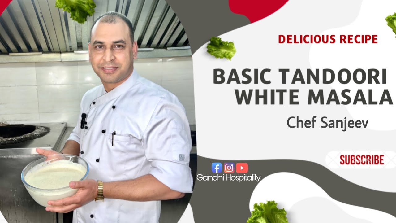 तंदूरी मसाला How To Make Basic Tandoori White Masala @gandhihospitality #TandooriWhiteMasala