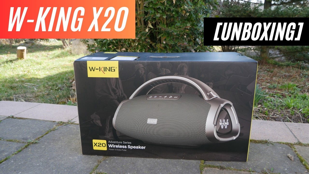 W-KING X20 - unboxing i pierwsze wrażenia | pogromca głośnika JBL Boombox?