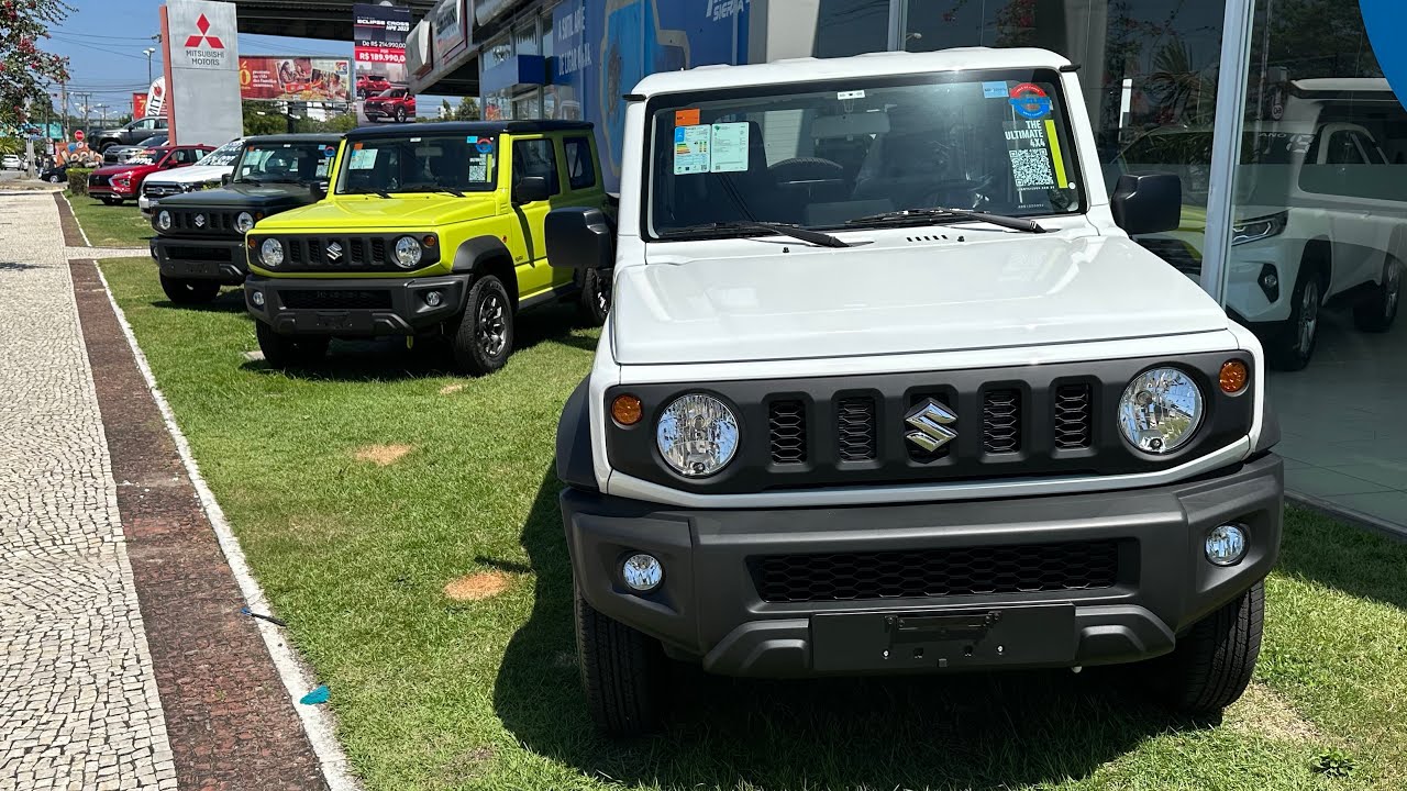 COMPARAÇÃO. SUZUKI JIMNY SIERRA 4YOU 2024. Manual x automático.