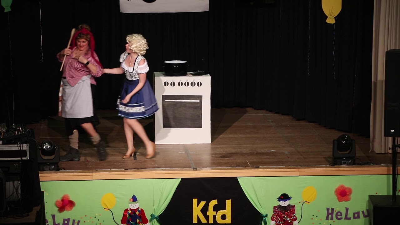 Frauenkarneval 2018 kfd Theatergruppe Lügde spielen Kohlhiesels Töchter