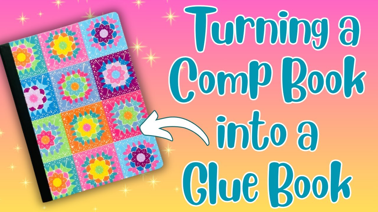 Prepping a Composition Notebook | Glue Book Tutorial