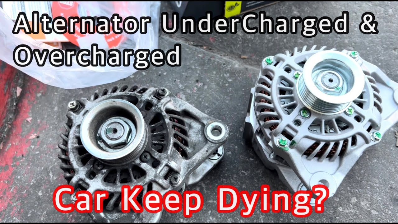 Mazda 3 & Toyota Yaris iA Alternator Replace - Alternator Undercharged & Overcharged