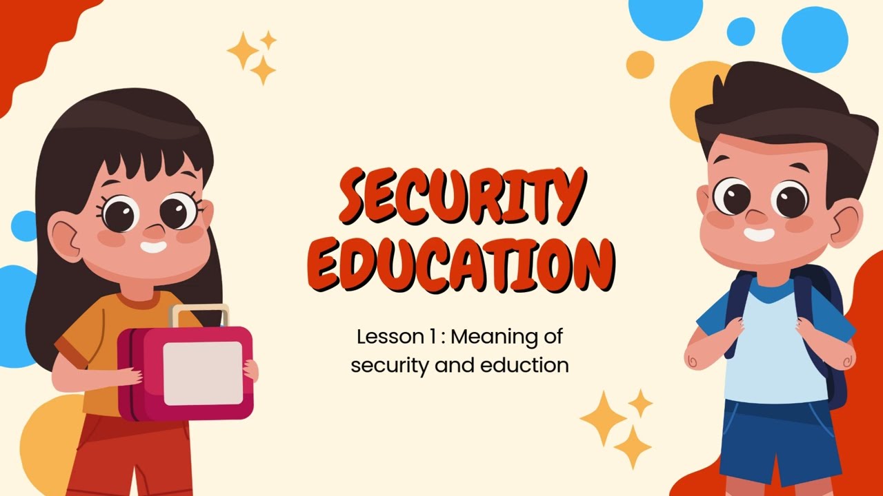 JSS1   Lesson 1   What is security Education