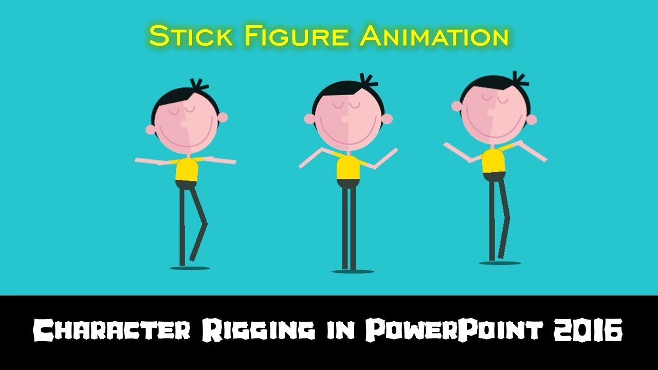Dancing Stick Figure Animation in PowerPoint Tutorial