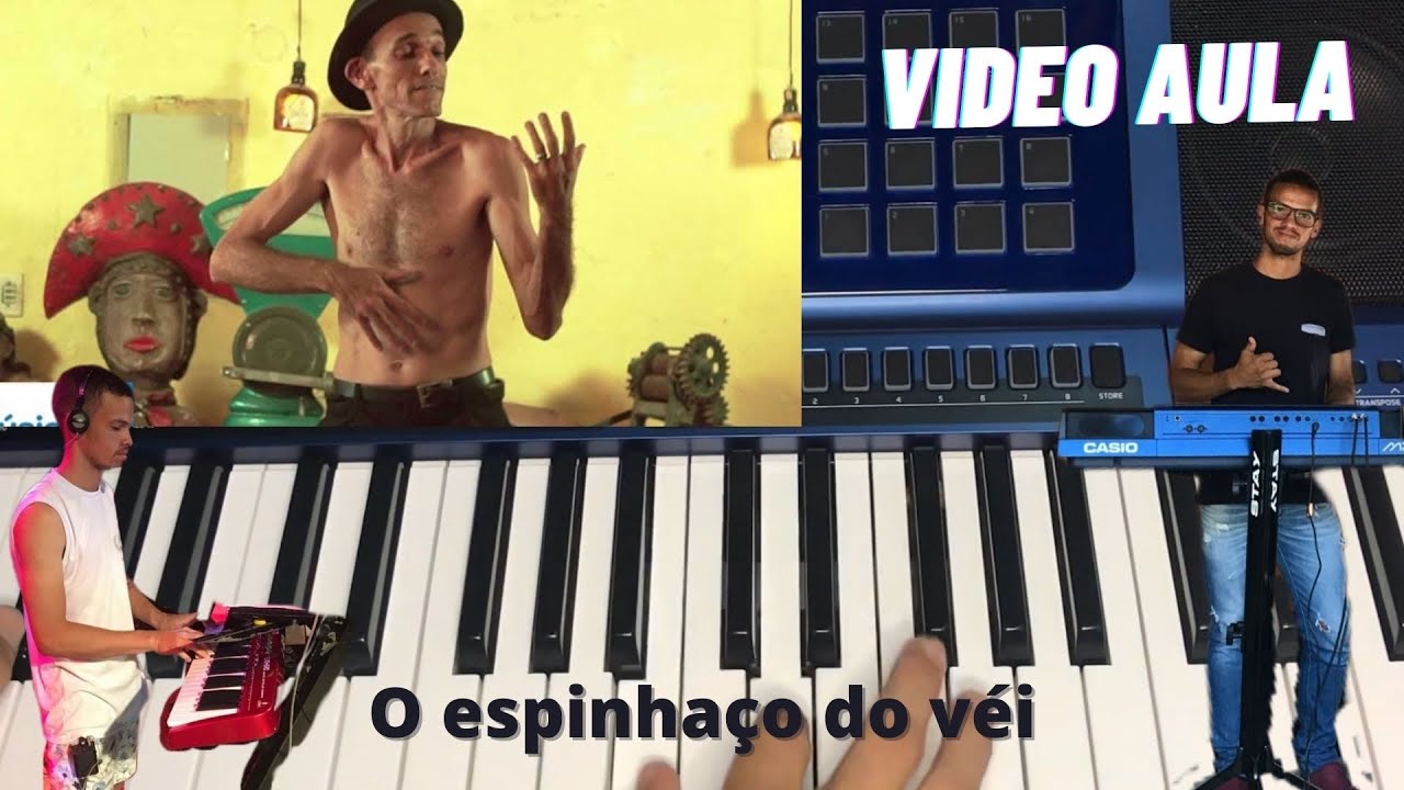 O espinhaço do véi quebrou. Como tocar no teclado