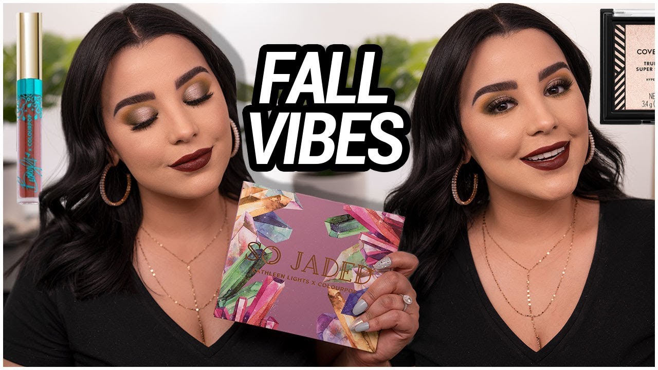 Quick and Easy FALL MAKEUP Tutorial using DRUGSTORE makeup! *affordable products actually worth it!*