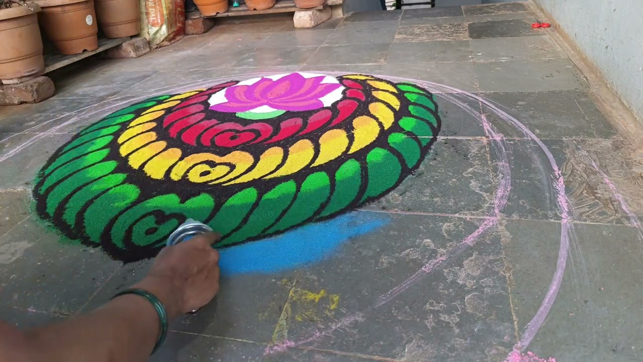 ✨3D rangoli ✨