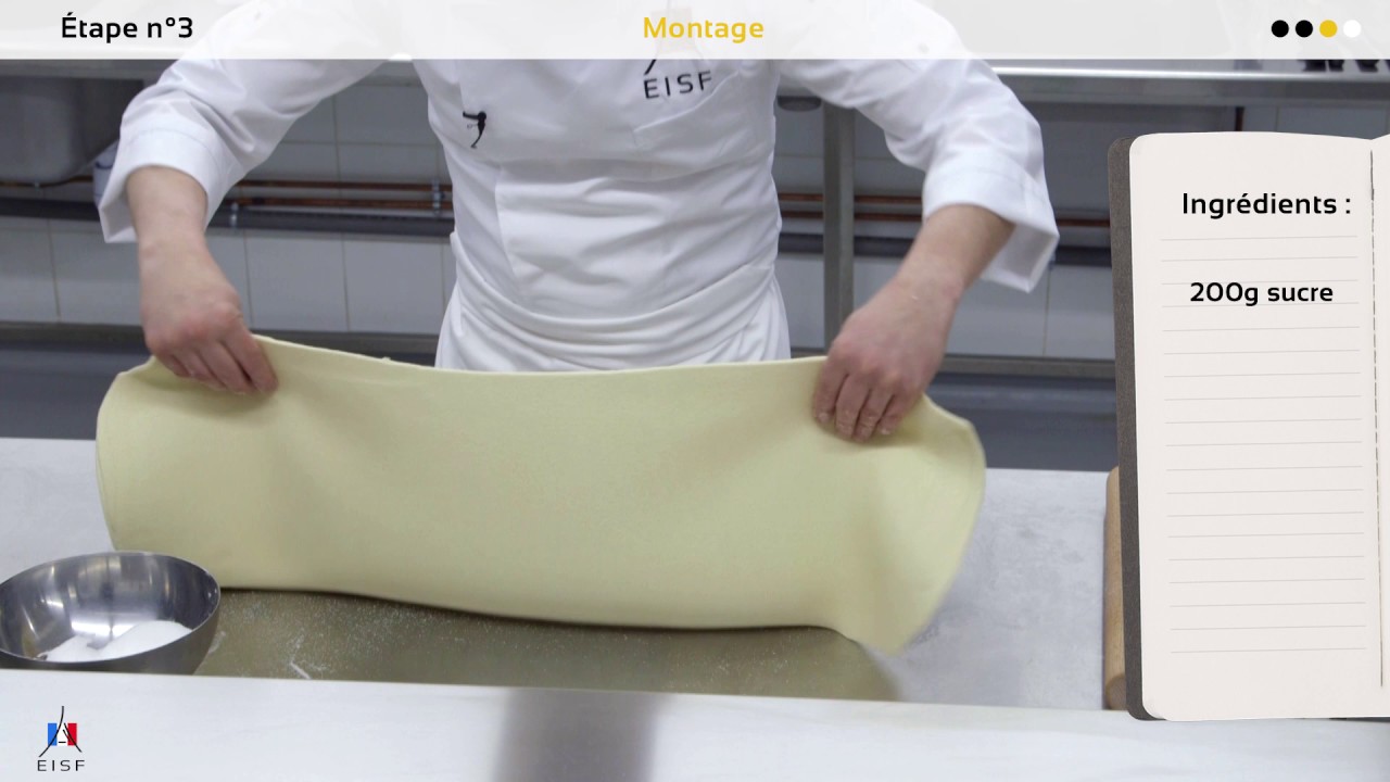 CAP Patisserie en candidat libre - Montage des palmiers