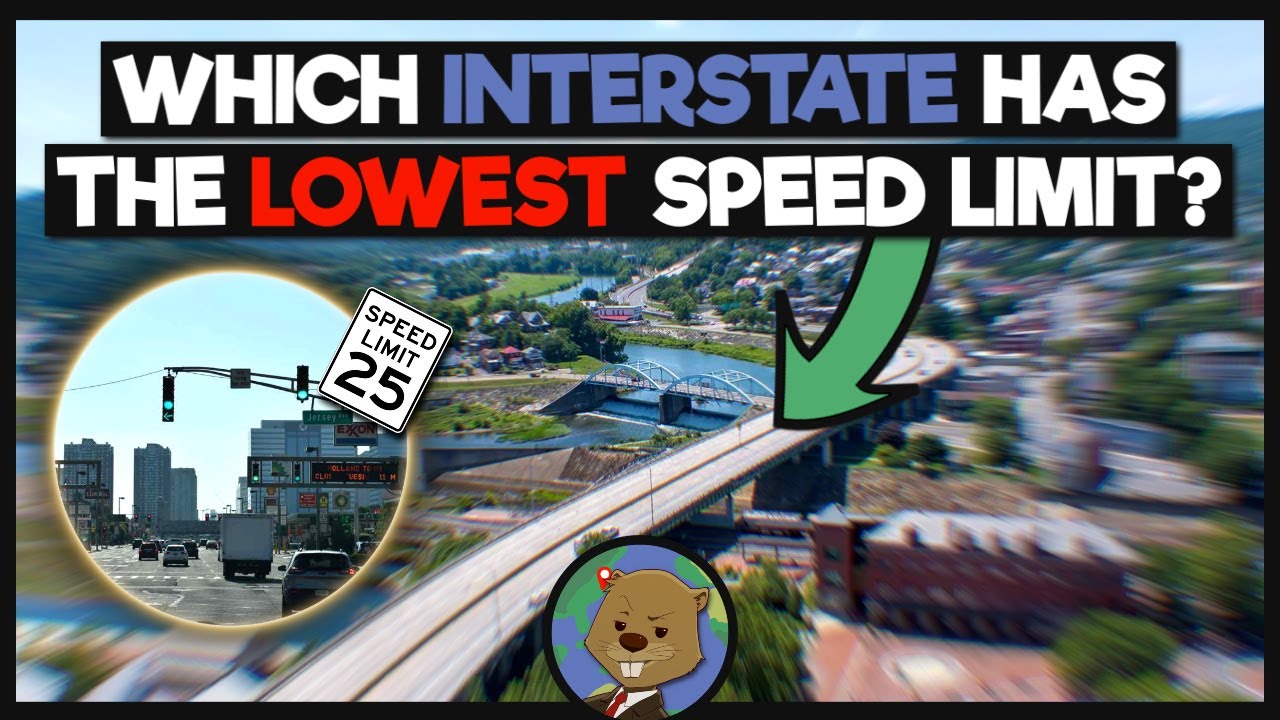 Which US Interstate Has The Lowest Speed Limit?