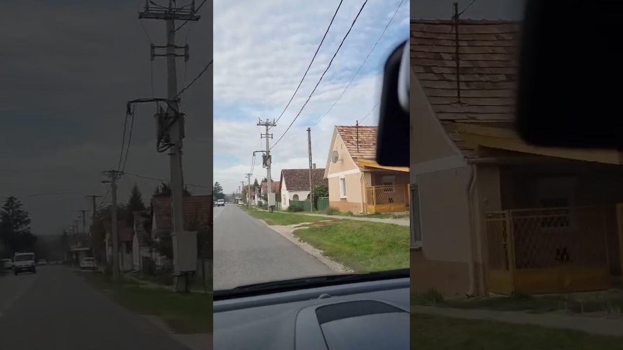 Driving through villages in Hungary 🇭🇺 #shorts #traveling #freedom