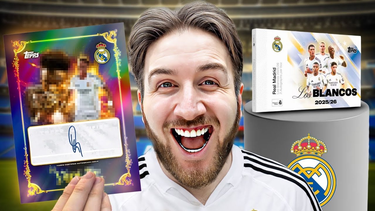 INSANE AUTO! I Opened TOPPS LOS BLANCOS REAL MADRID BOXES!