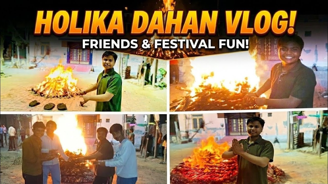 HOLIKA DAHAN VLOG 🏵️ #viralvlog #holika #vlog