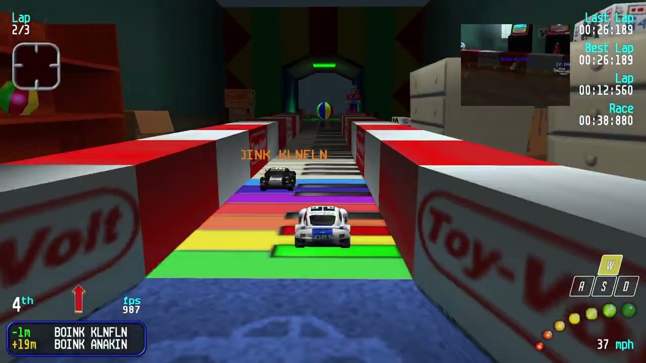 Re-Volt Multiplayer (RVGL) -Team Race 5v5 25/12/2025