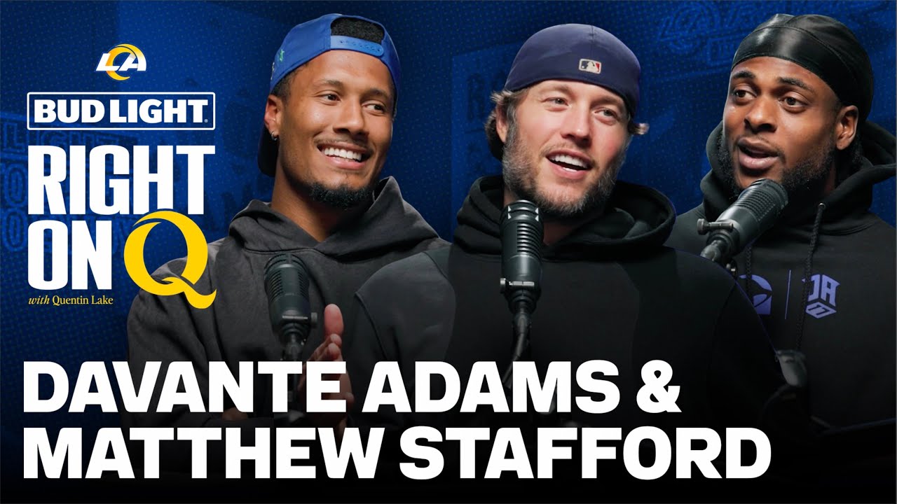 Matthew Stafford & Davante Adams: No-Look Passes & Career Lessons | Right On Q With Quentin Lake