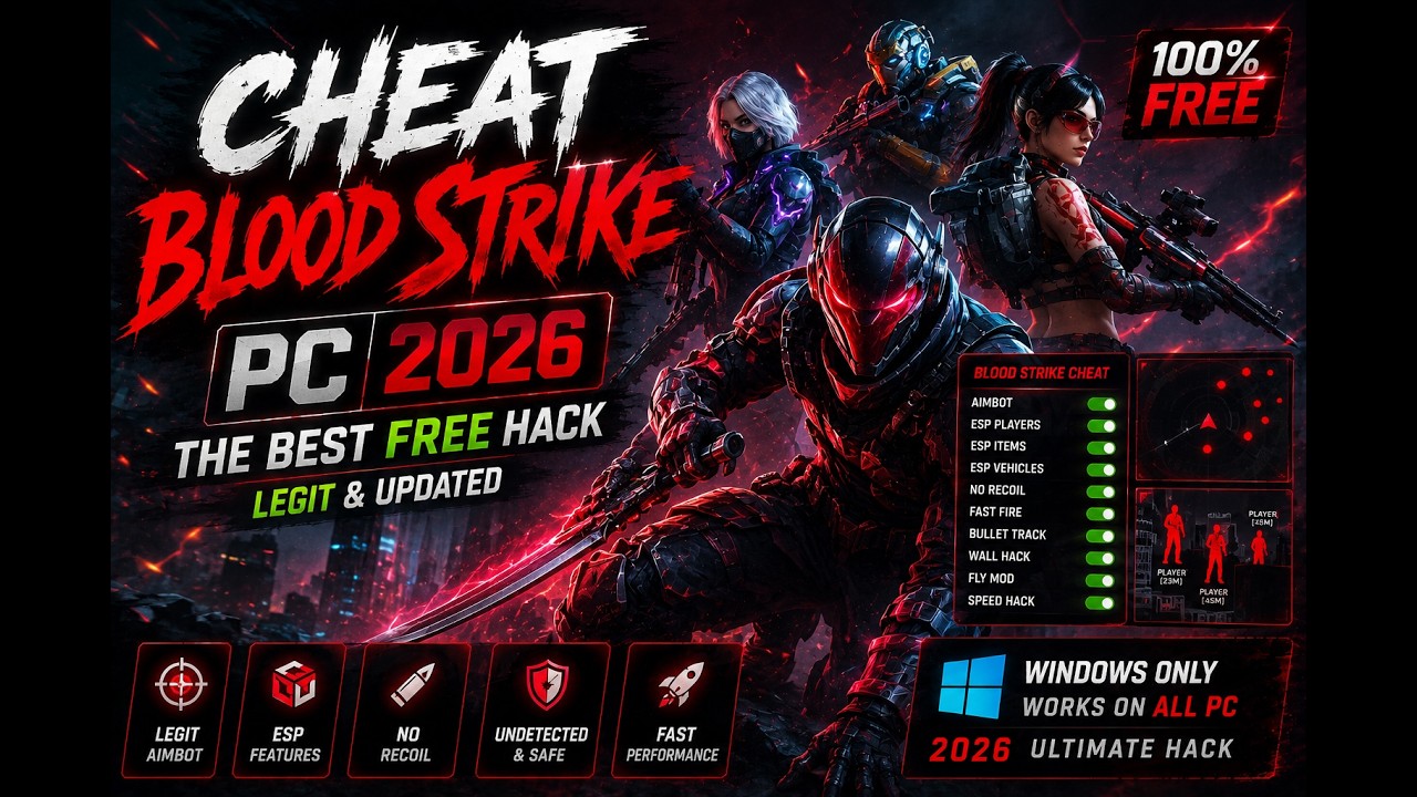 [NEW&FREE] CHEAT BLOOD STRIKE PC 2026 /THE BEST FREE HACK (LEGIT & UPDATED) - WIndows