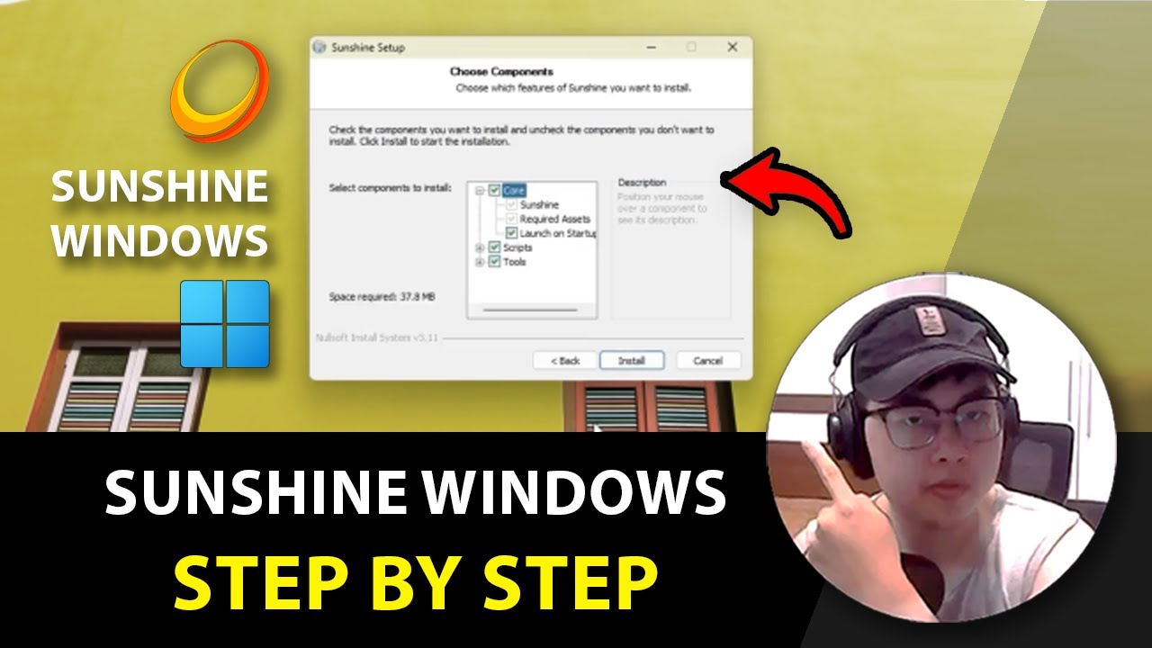 How to install Sunshine remote desktop on any Windows - Step by Step