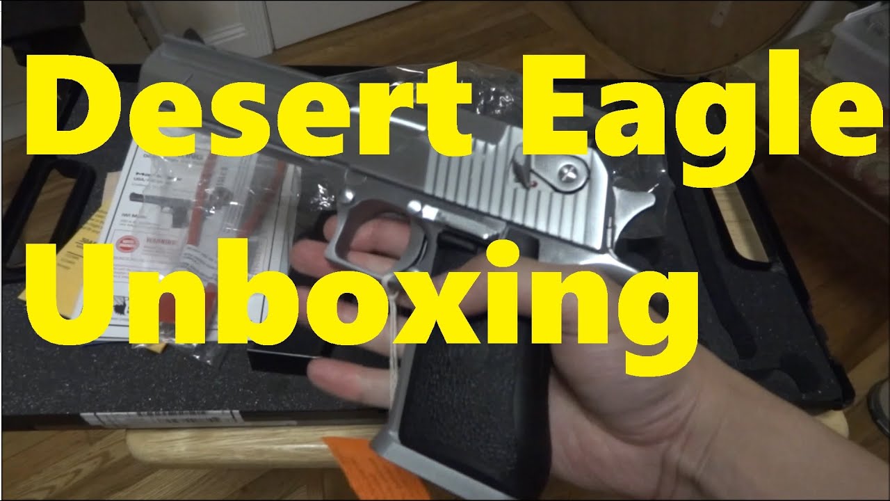 Распаковка Desert Eagle Brushed Chrome .44 Magnum