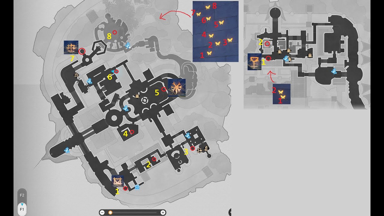 Secret Chest after collecting all Nymphs - Chirping Secret : Golden Journey Achievement