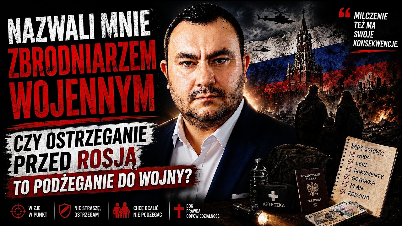 NAZWALI MNIE ZBRODNIARZEM WOJENNYM. Czy ostrzeganie przed Rosją to podżeganie do wojny?