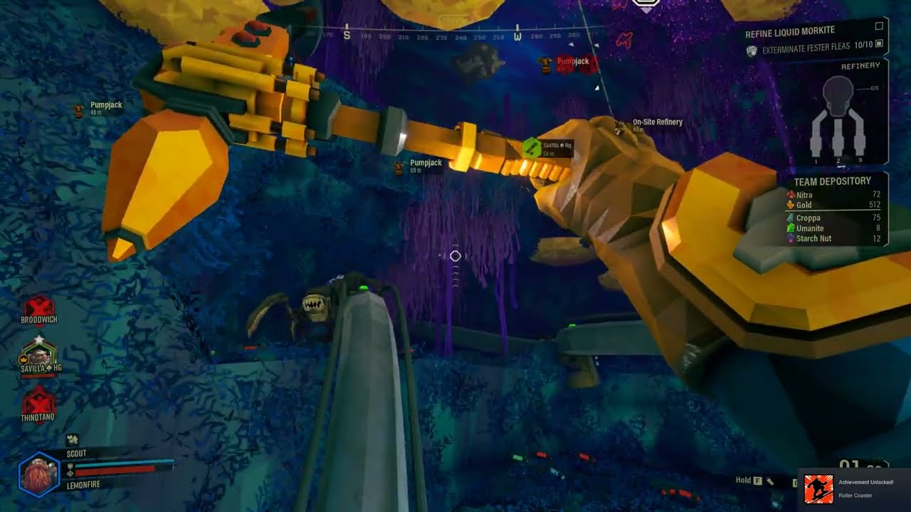 DRG 2 minute Pipe Riding Achievement