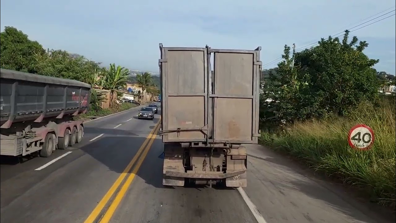 (EP731) TRÂNSITO  LENTO NA CHEGADA DA REGIÃO METROPOLITANA DE BELO HORIZONTE BR381 MG