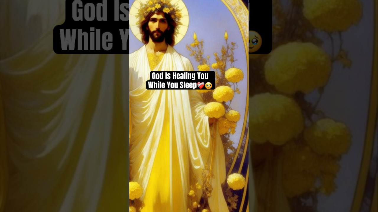God Is Healing You While You Sleep #christianshorts #sleepprayer #shorts #love #motivation