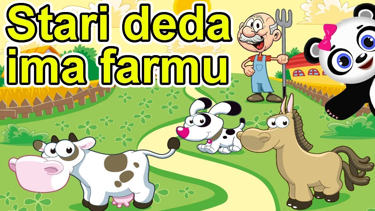 Stari deda ima farmu - PANDA verzija - Old MacDonald had a farm - Nove dečije pesmice - Miks pesama
