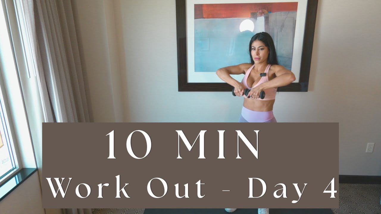 10 min work out Back and Core ( Day 4 of 7) - The Latina Challenge