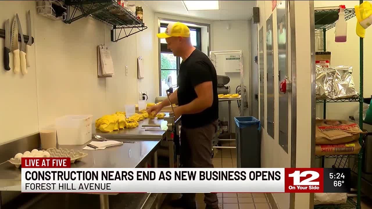 Construction nears end as new business opens