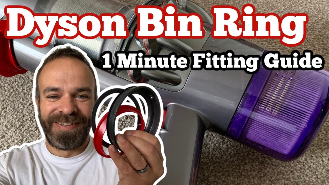 How to Fit Dyson V10 V11 V15 Bin Sealing Ring - 1 MINUTE FIX