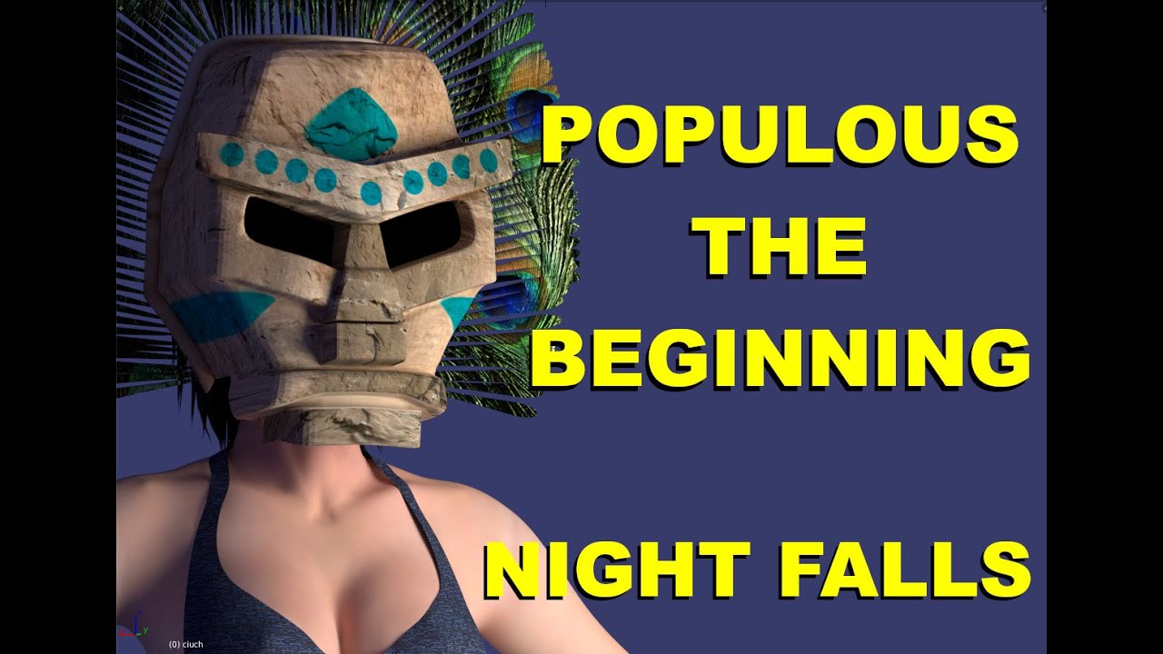 Populous The Beginning - 2nd Level Night Falls - Singleplayer Gameplay - best RTS ever