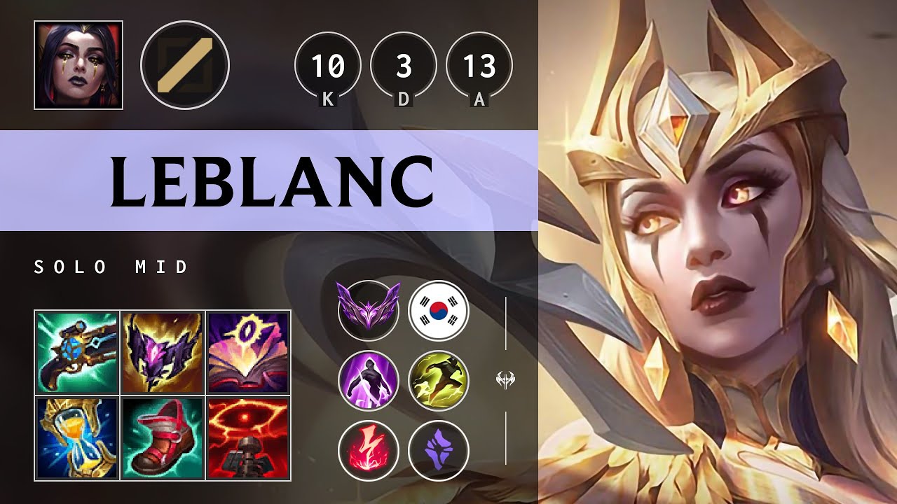 LeBlanc Mid vs Orianna - KR Master Patch 25.19