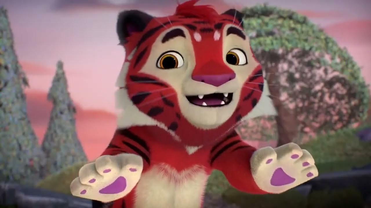 ¿Quién es el rey del bosque? Una serie de animación sobre un leopardo  Leo y un tigre Tig jul23