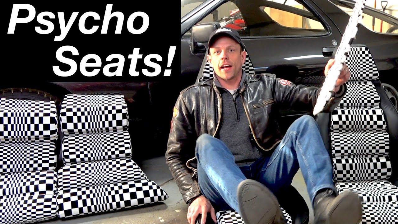 Casey installs PSYCHEDELIC Pasha seats in the Porsche 928!