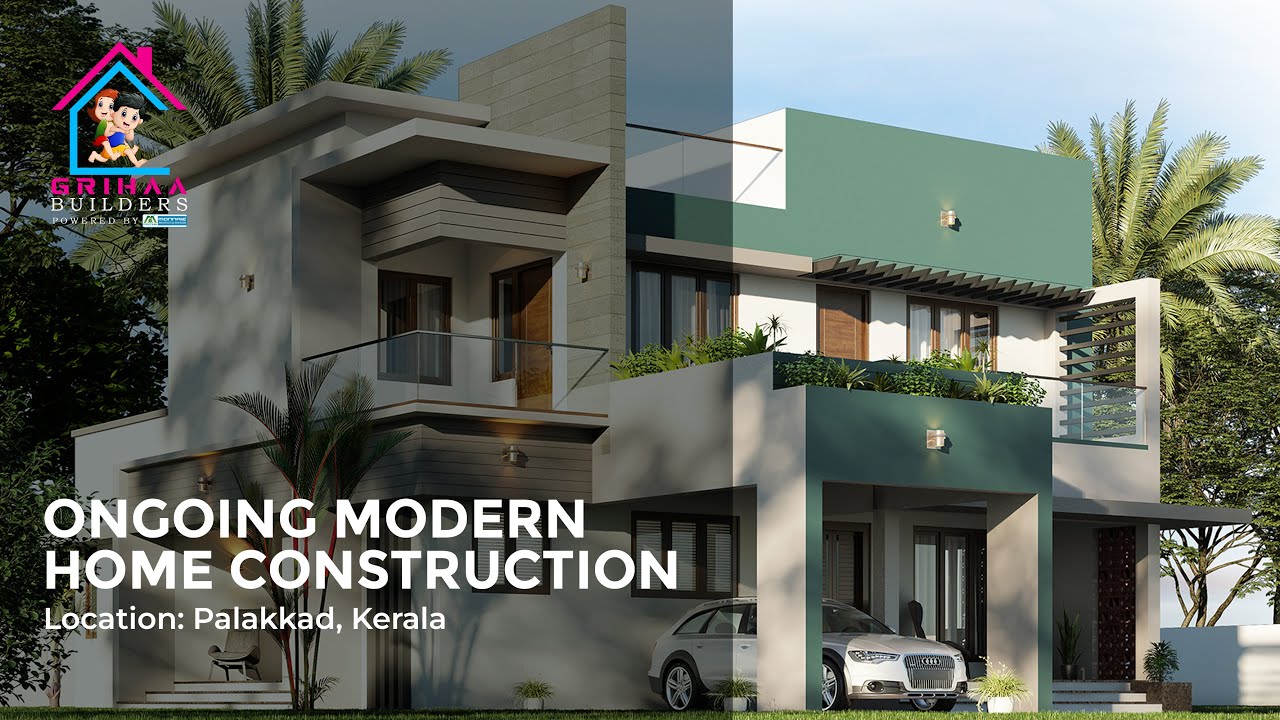 CONSTRUCTION ON-GOING | Turn key project | Home Construction | Modern Home | Builders In Kerala |