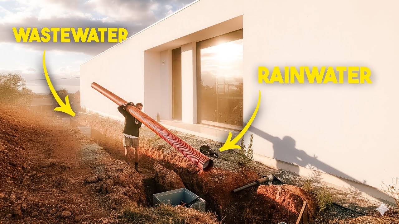 Amazing Waste Water & Rainwater System | Building Off Grid House
