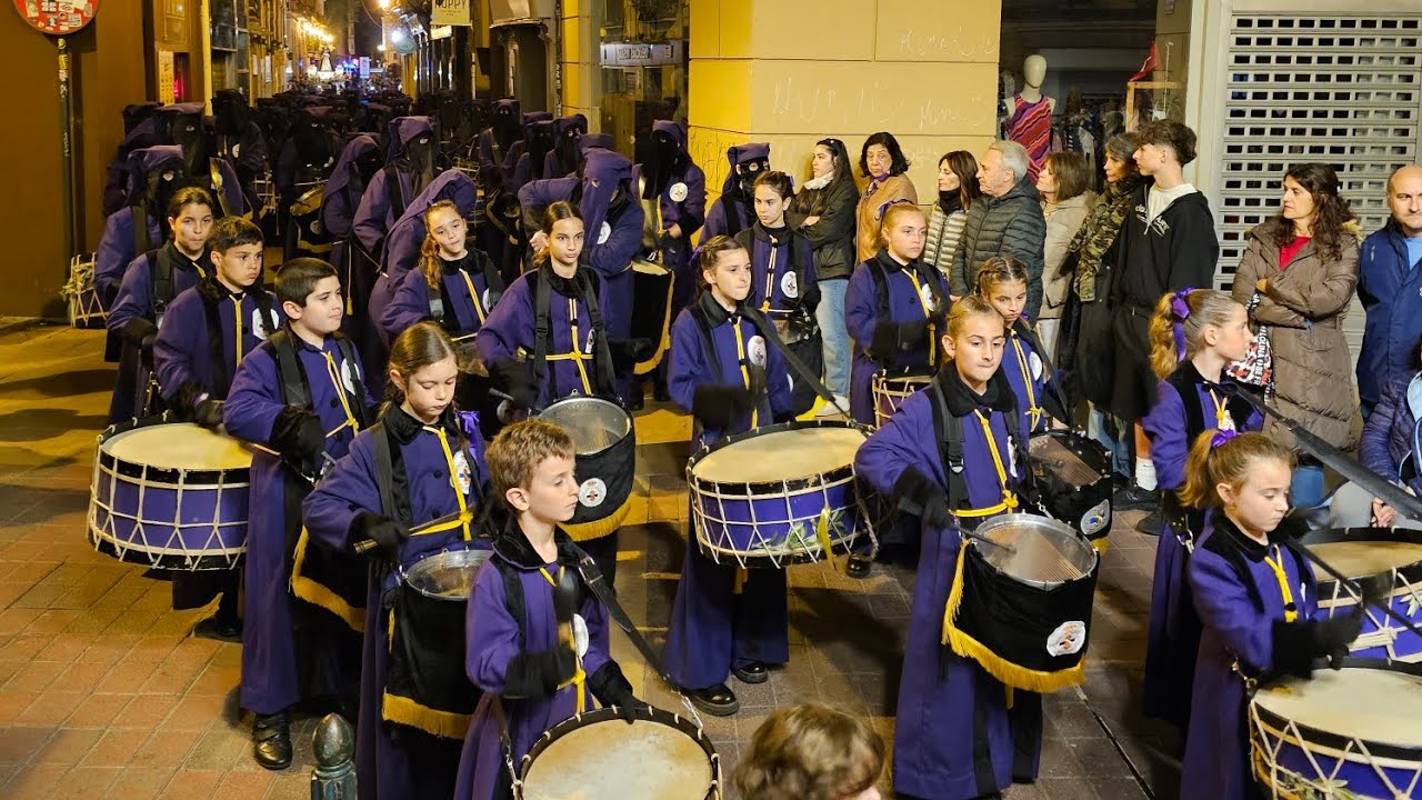 EN DIRECTO NAZARENOS Y EXALTACION LUNES SANTO ZARAGOZA