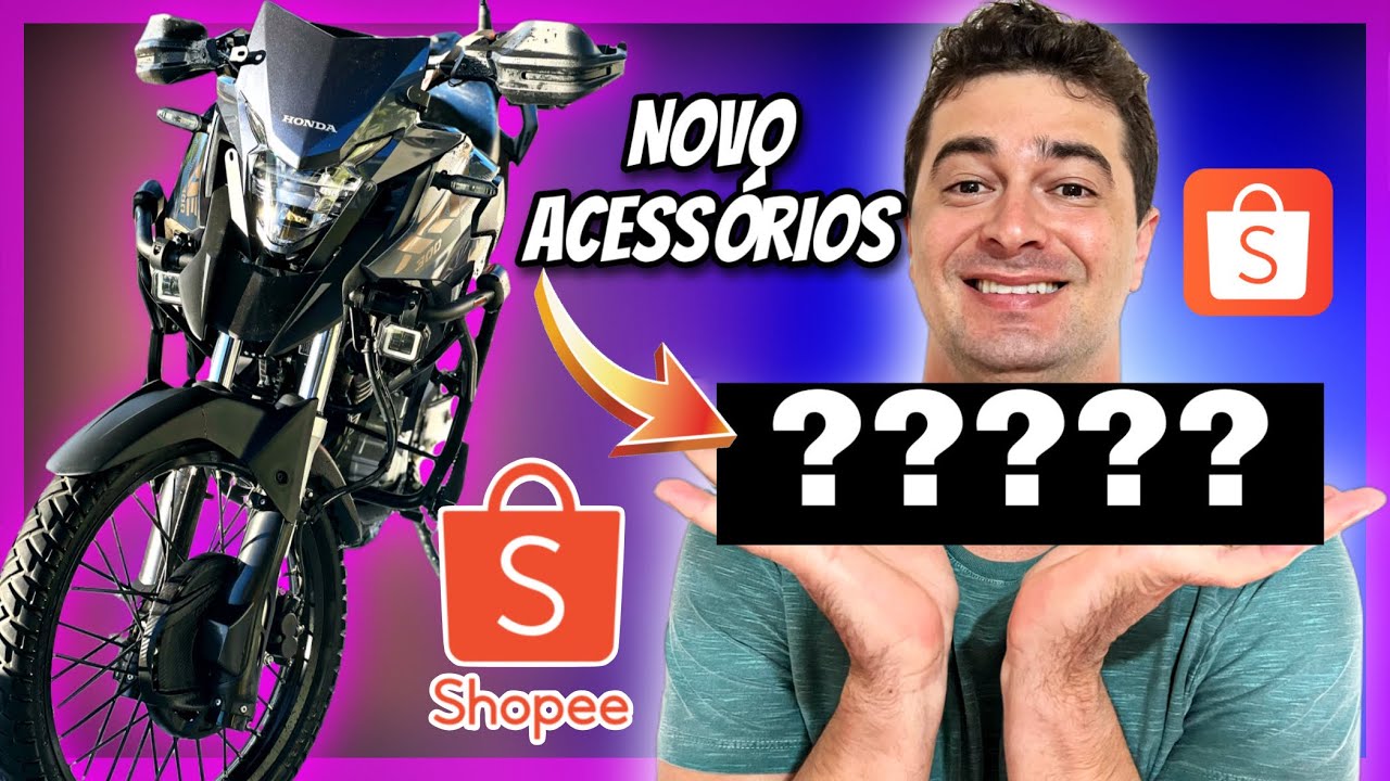 XRE 300 ABS 2022 - NOVO AÇESSÓRIO COMPRADO NA SHOPEE !