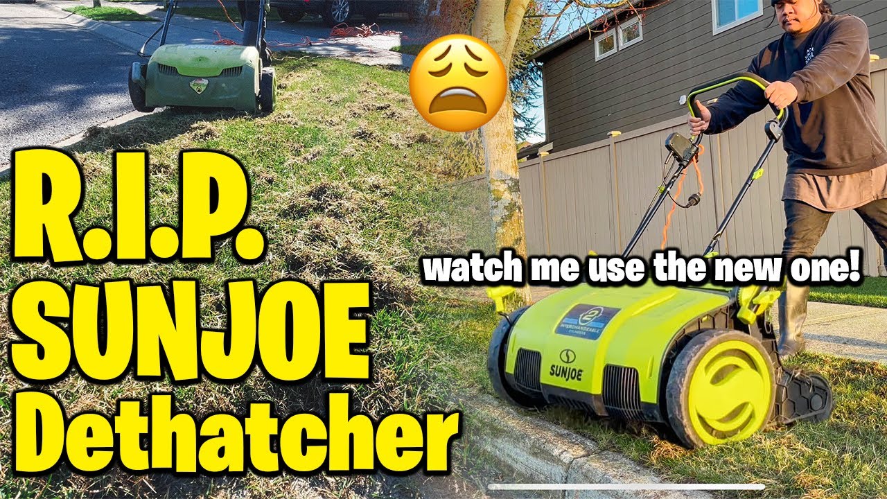 My Sunjoe dethatcher broke... It's not just the belt 😔 Travis ShadyLawnDude saves the day!