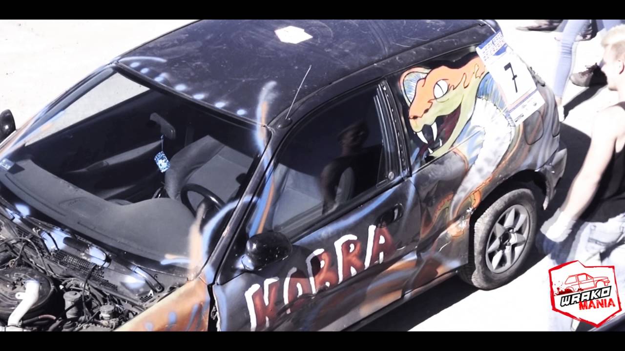 Wrak Race Dzierzążnia 18 WRZESIEŃ 2016  Wrakomania wmv